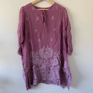 JOHNNY WAS Embroidered Tunic